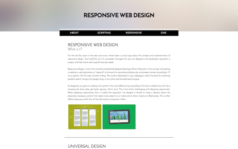 Sandbox.leighcotnoir.com/studentwork/advancedweb/responsive Php/08 Mclean/